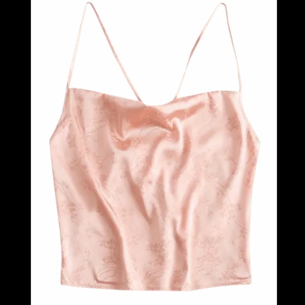 Pink Cropped Tank